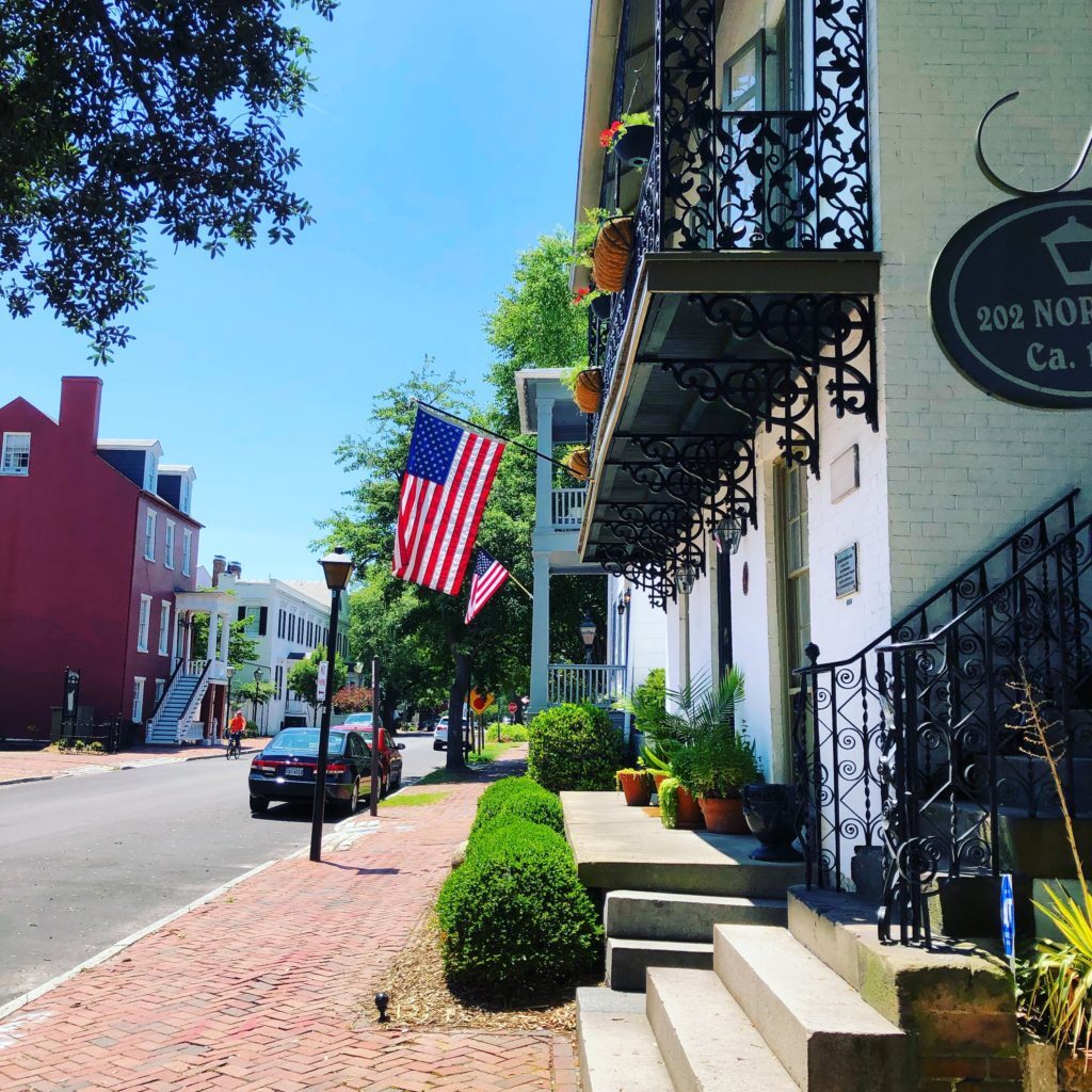 A view down Olde Towne Portsmouth's North Street from Crawford Parkway. | Photo by C.Kimberly Toms